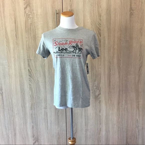 Lee dark gray storm rider tee size XS - Picture 1 of 5